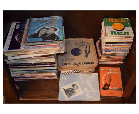 Large selection of 33rpm and 45rpm records to include: Elvis Presley Rock and Roll No.2, Blue Hawaii, G.I. Blues, His Hand in