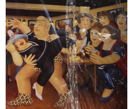 Beryl Cook - Signed limited edition print - The Tarzanogram, No. 602/650, published by Alexander Gallery, signed in pencil, (