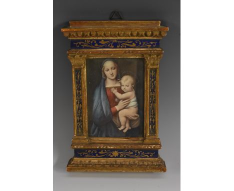A late 19th century Italian Grand Tour connoisseur's print, after Raphael, Madonna del Granduca, from the Pitti Palace, Flore