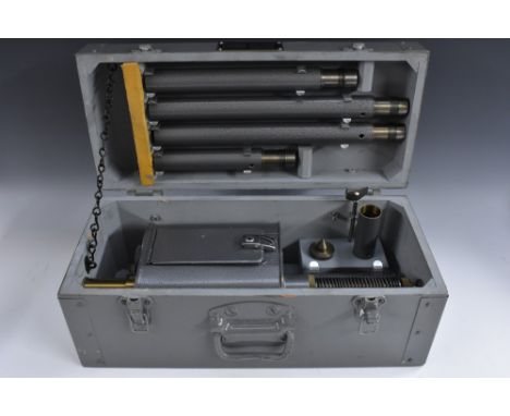 Mining - a roof convergence recorder, by Davis, Derby, S.M.R.E. Short Model, Serial no. 737, 43cm long, cased 