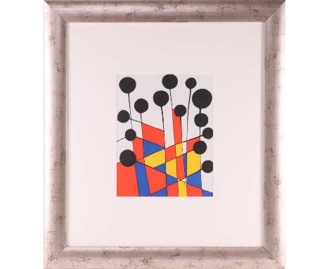 Alexander Calder (1898-1978), 'Signals', lithograph, published by Maeght Paris, in Derriere le Mirroir 1953, plates made by t