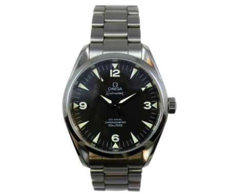Omega - a Railmaster Co-Axial chronograph stainless steel automatic wristwatch , circa 2004, reference 25025200, serial numbe
