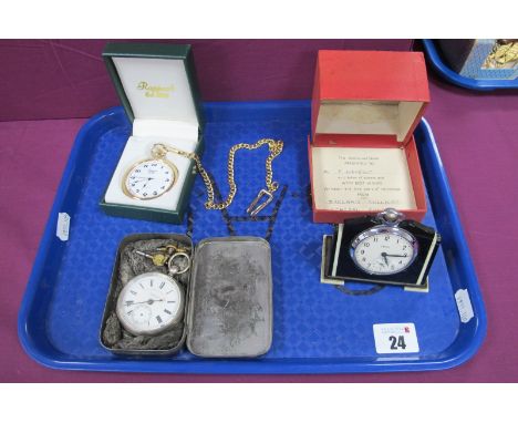 J.G. Graves Sheffield; A Hallmarked Silver Cased Openface Pocket Watch, the signed dial with seconds subsidiary dial (lacking