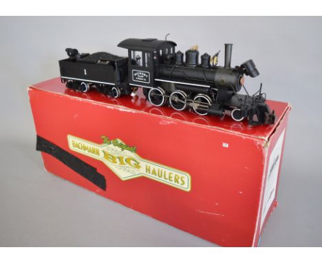 G gauge (1:20.3 scale), Bachmann Big Haulers 81696 2-6-0 Baldwin Industrial Mogul Midwest Quarry &amp; Mining Co locomotive. 