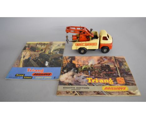 An unboxed Tri-ang Minic Push and Go Bedford 'S type' Breakdown Truck 'Minic Garages' with clean battery compartment and work
