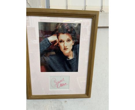 Celine Dion autograph - No coa