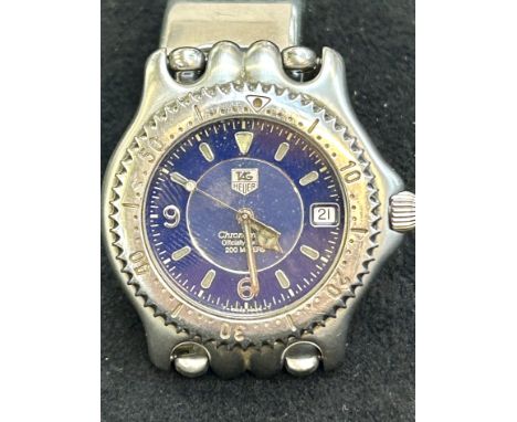 Tag Heuer chronometer wristwatch currently not ticking