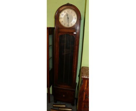 An Art Deco chiming longcase clock, signed Enfield