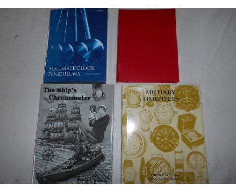 MATTHYS, R.J.   Accurate Clock Pendulums   1st.ed.   2004, Oxford, sm.4to orig. cl. d/w, plus  WHITNEY, M.E.     The Ship's C