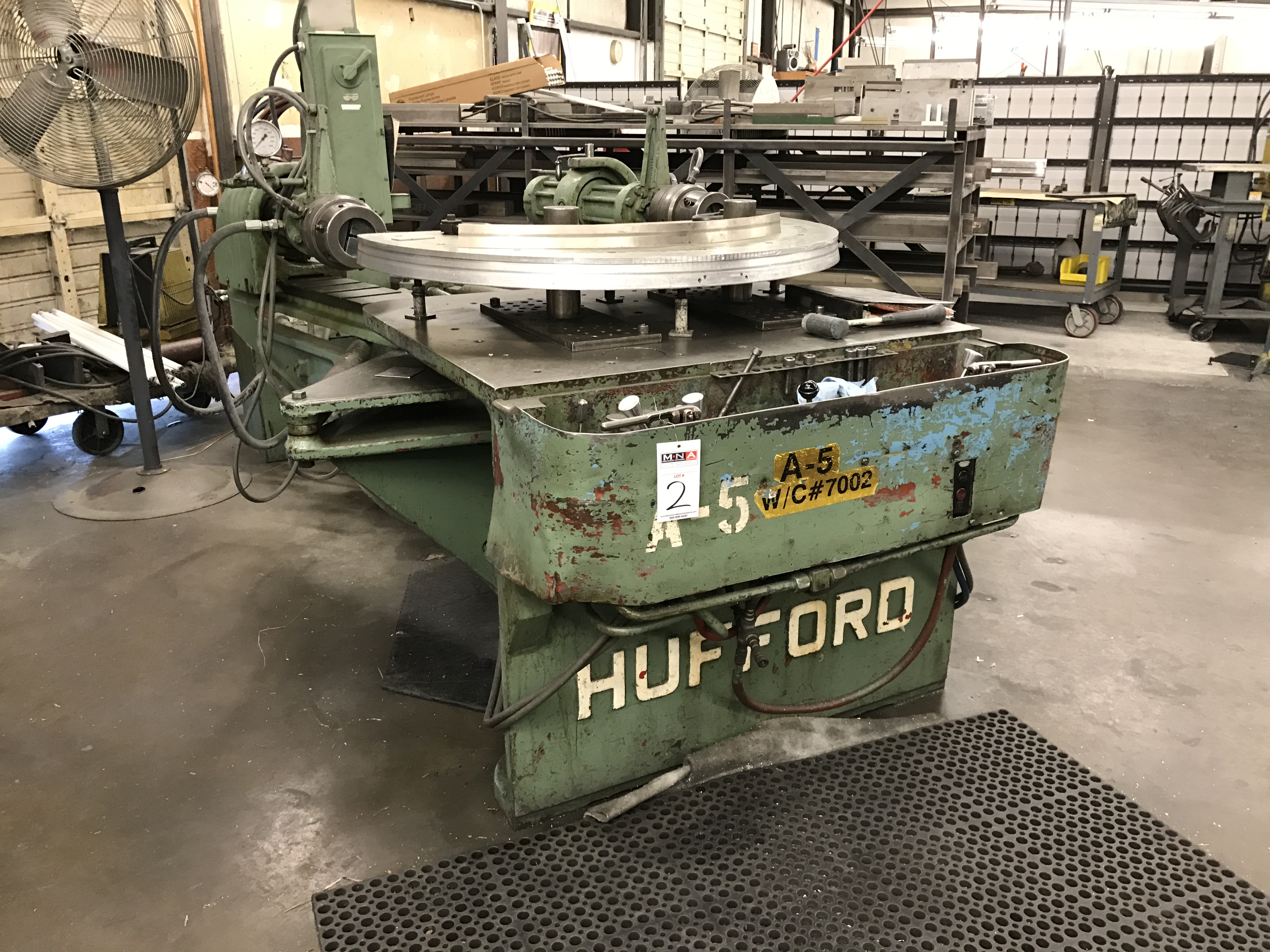 Hufford A5 Hydraulic Stretch Forming Machine; 12 ton; 480V;