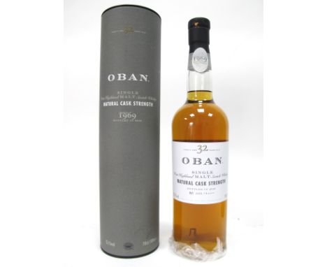 Whisky - Oban 1969 Single West Highland Malt Scotch Whisky 32 Years Old Natural Cask Strength, distilled in 1969, bottled in 