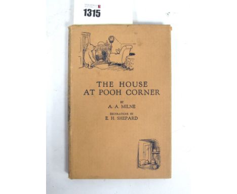 Milne [A.A.]: The House at Pooh Corner, illust by Ernst Shephard, first edition 1928, pub by Methuen and Co Ltd, London, pink