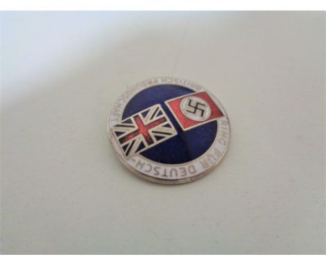 WWII enamel badge - Britisch Freundschaft