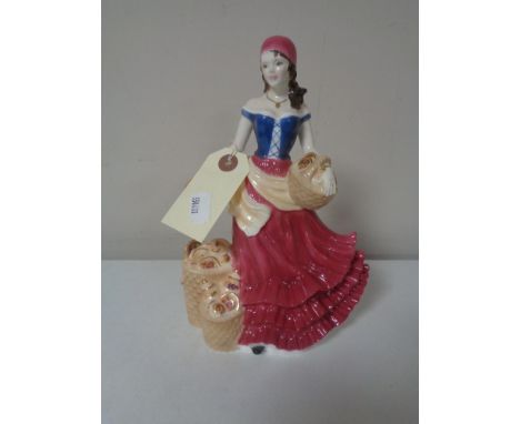 A Royal Worcester figure - Fruit seller at Appleby fair  CONDITION REPORT: Good condition. 