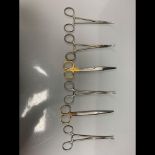 V MUELLER FORCEPS AND SURGICAL SCISSORS