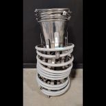 LOT OF KICK BUCKETS & STANDS