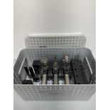 STRYKER SYSTEM 6 ORTHOPEDIC SURGICAL DRILL SETINCLUDED:-6102-454-000 SYSTEM 6 STERILIZATION CASE-620