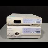 OLYMPUS EXERA II CV-180 ENDOSCOPY SYSTEM TO INCLUDE VIDEO PROCESSOR WITH CLV-180 LIGHT SOURCE