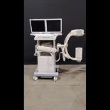 GE OEC HP MINIVIEW MINI C-ARM SYSTEM WITH DUAL FLAT PANEL MONITORS
