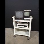 STRYKER ENDOSCOPY SYSTEM TO INLCUDE 782 CAMERA CONTROL UNIT, QUANTUM 3000 LIGHT SOURCE, PANASONIC &