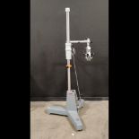 ZEISS OPMI-1 SURGICAL MICROSCOPE TO INCLUDE SINGLE MOUNT BINOCULAR WITH EYEPIECES BOTH ARE (12.5 X)