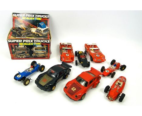 A quantity of Scalextric cars. Estimate: £20-40
