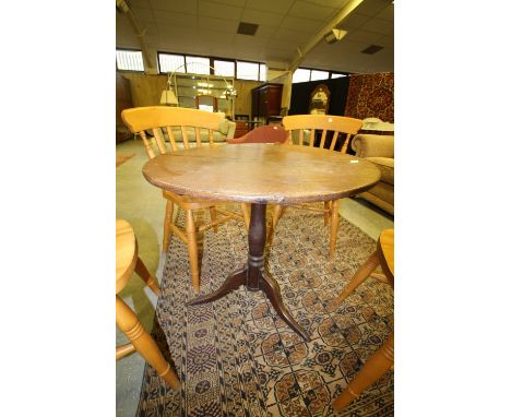 19th Century Oak Tripod Table