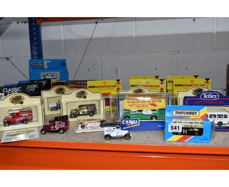 A COLLECTION OF DIECAST VEHICLES, mainly boxed, to include a Matchbox London Bus MB 17 with Staffordshire Police 'Space' Sche