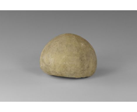 Cretaceous Period, 145-65 million years BP. A finely preserved specimen of the echinoderm Echinocorys sp., from the English C
