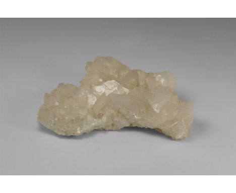 A specimen of nailhead calcite with well-formed classic crystals, from Cumbria, UK, in old white card tray. Found Cumbria, UK