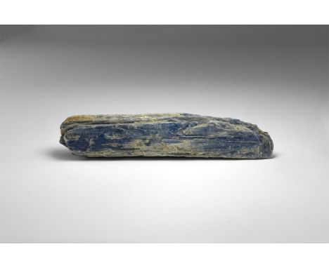 A multiple parallel-growth blade of kyanite composed of a number of individual blades, from Afghanistan. Found Afghanistan; f