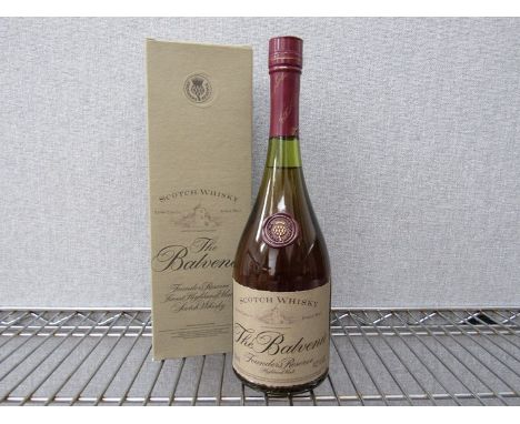 The Balvenie Founders Reserve Scotch whisky - Cognac style bottle, boxed, 750ml