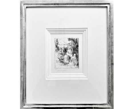 CAMILLE PISSARRO (1830-1903), 'Group de Paysans, group of peasant women', original lithograph, circa 1986, in black on wove p