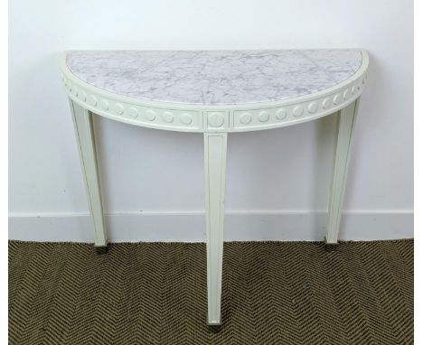 JONATHAN ADLER CONSOLE TABLE, 91.5cm W x 46cm D x 74cm. 