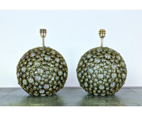 BEST &amp; LLOYD ANEMONE TABLE LAMPS, a pair, 39cm H approx. (2) 