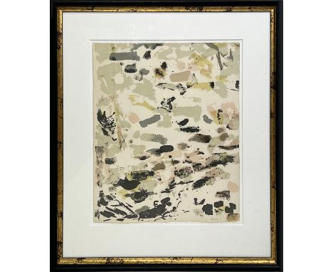 HENRY MOORE (British 1898-1986) 'Petal, 1974', lithograph on Japon nacré paper, initialled in pencil lower right, 47cm x 39cm