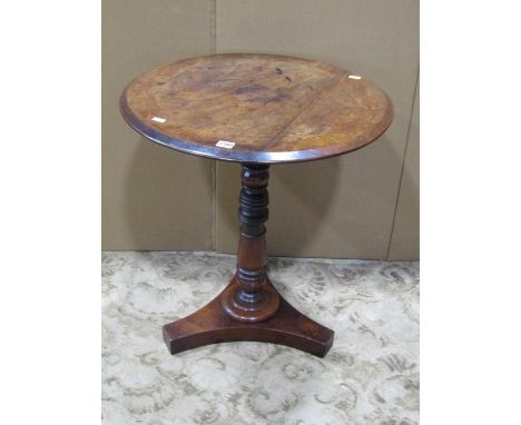 A 19th century mahogany occasional table, 67cm high, 60cm diameter 