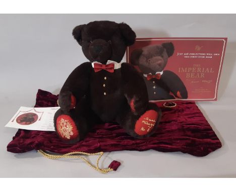 'The Imperial Bear' -a limited edition 6/206 teddy bear  made for Compton &amp; Woodhouse by Hermann Spielwaren and designed 