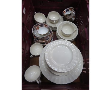 PARCEL OF SPODE DINNERWARE AND PART TEAWARE 