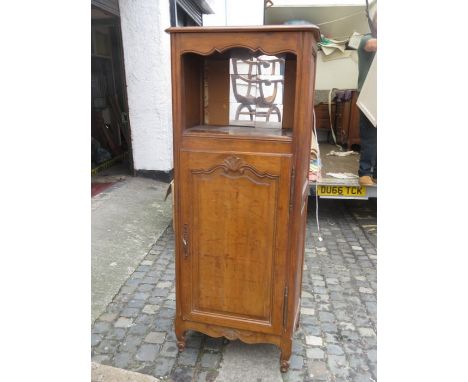 CARVED FRONTED SINGLE DOOR CUPBOARD 