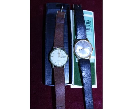 A cased Smiths astral wrist watch and a Rotary wrist watch (both working when checked) 