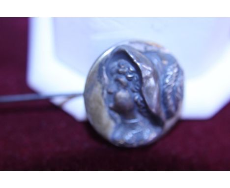A antique Sterling silver hat pin 