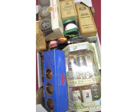 "Whiskies of the World" collection of other miniature Scotch Whiskey Irish Whisky and other spirits 