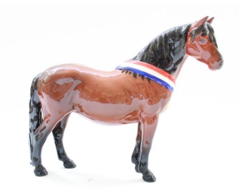 Beswick Special ed. model Another Bunch of 150o , in brown gloss with show sash (1997) 