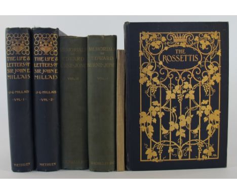 MILLAIS (J), THE LIFE AND LETTERS OF SIR JOHN EVERETT MILLAIS, 2 vols, first edition, Methuen, 1899; BURNE-JONES (G), MEMORIA