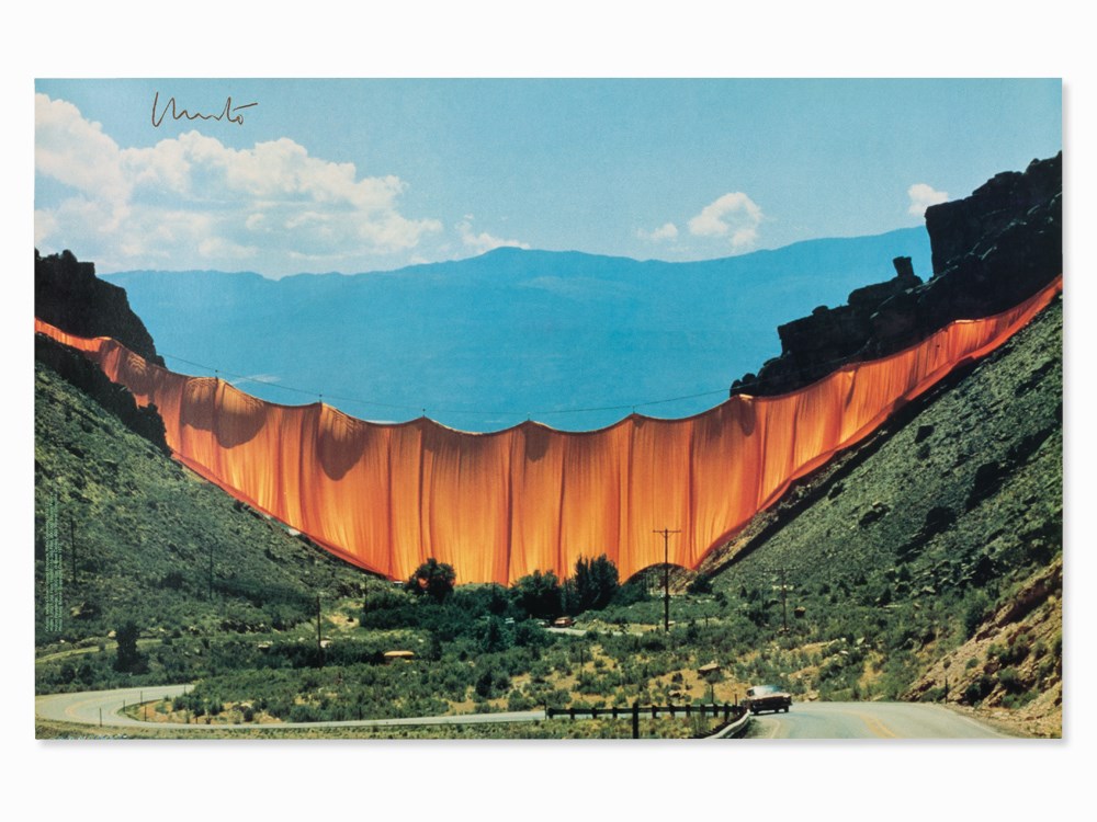 Christo & Jeanne Claude Poster ‘Valley Curtain’ USA