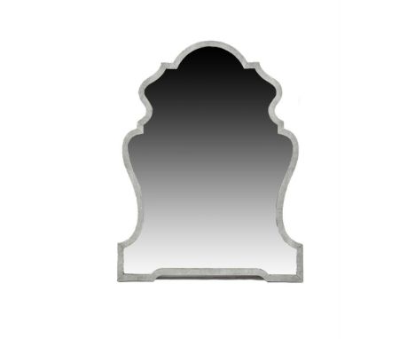 A COMPOSITE FRAMED WALL MIRROR IN THE MOORISH STYLE. 110cm high x 85cm wide