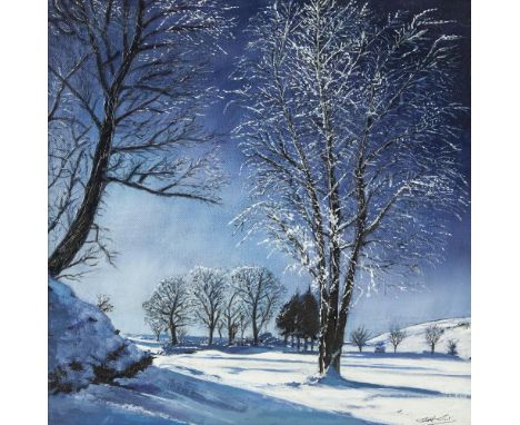 DELUCA (20TH/21ST CENTURY)Continental mountain farmhouse with ShepherdOil on canvas, 32 x 40cmSignedTogether with a modern oi