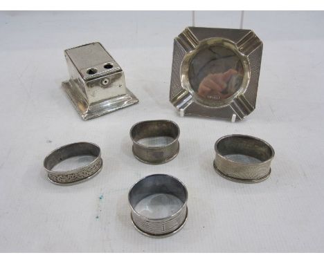Silver regimental cigar cutter with inscription ( worn)  ' .....2nd Battalion Royal Berkshire Rifles...' dated 1892,  an engi