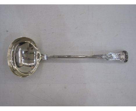 Silver king's pattern ladle, Sheffield 1899, 9.4oz 